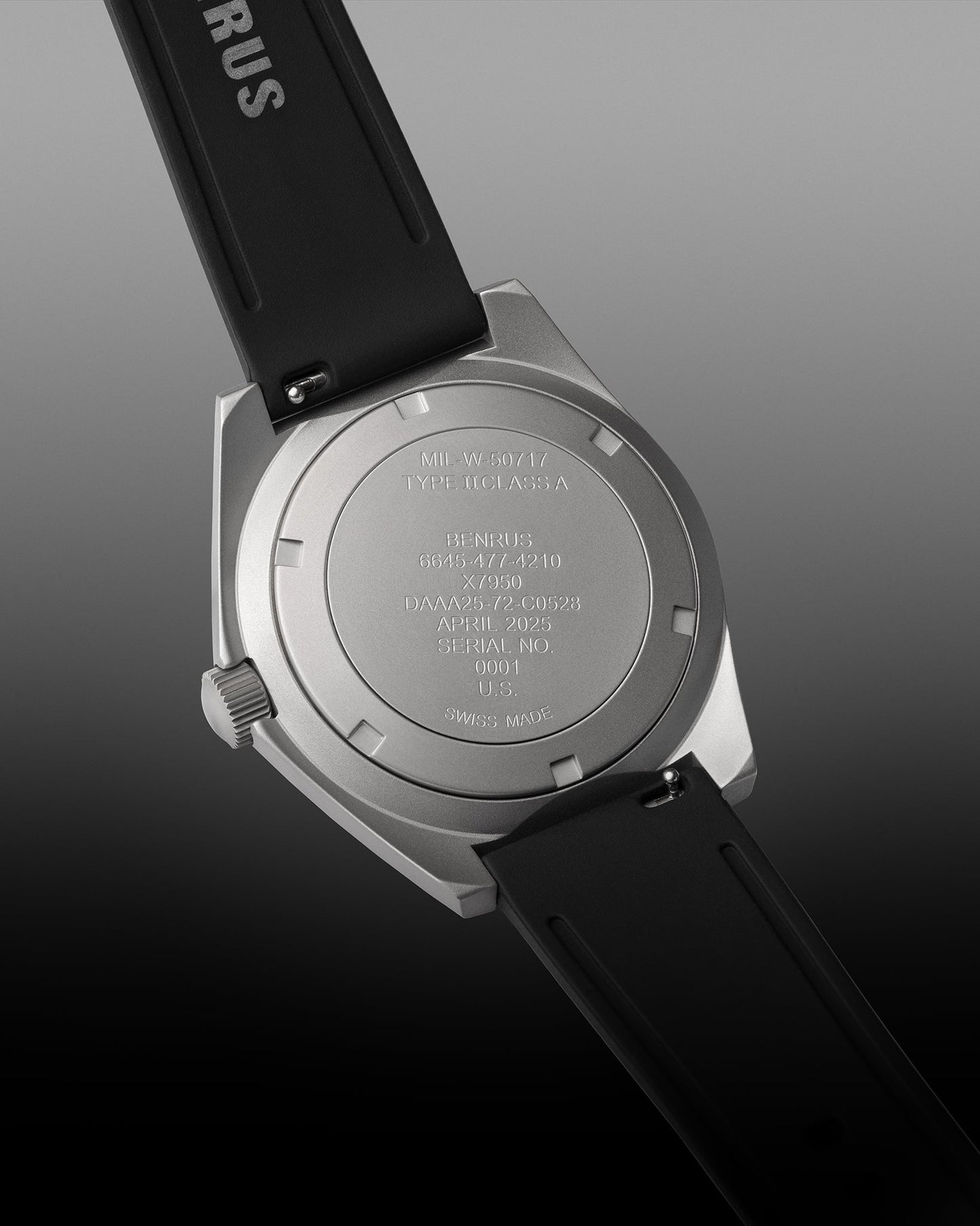 BENRUS TYPE 2 MIL SPEC case back