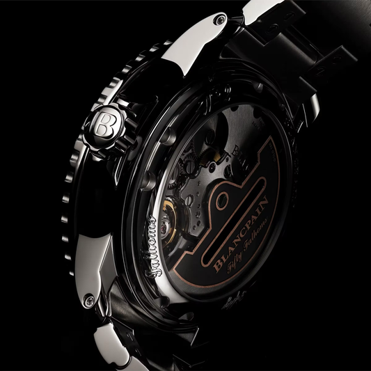 Blancpain Fifty Fathoms Automatique 42mm Black Sail-Canvas Strap