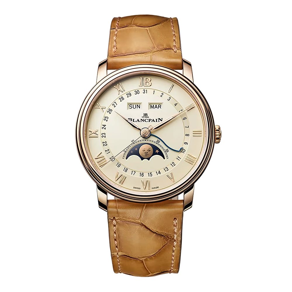 Blancpain Villeret Quantieme Complet 40mm Red Gold