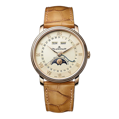 Blancpain Villeret Quantieme Complet 40mm Red Gold