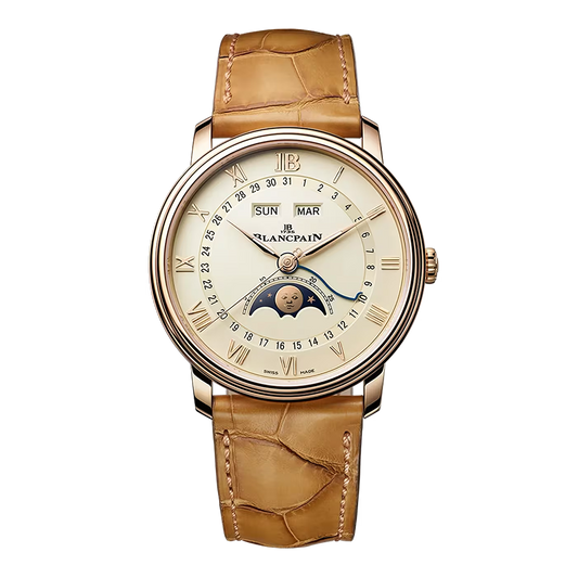 Blancpain Villeret Quantieme Complet 40mm Red Gold