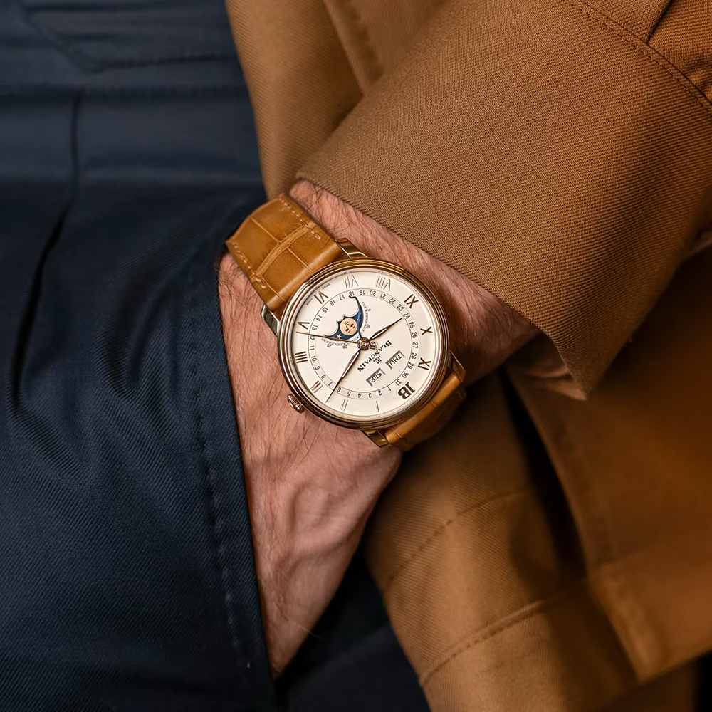 Blancpain Villeret Quantieme Complet 40mm Red Gold