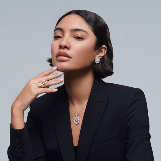 Buccellati Opera Tulle Premium Earrings with Diamonds