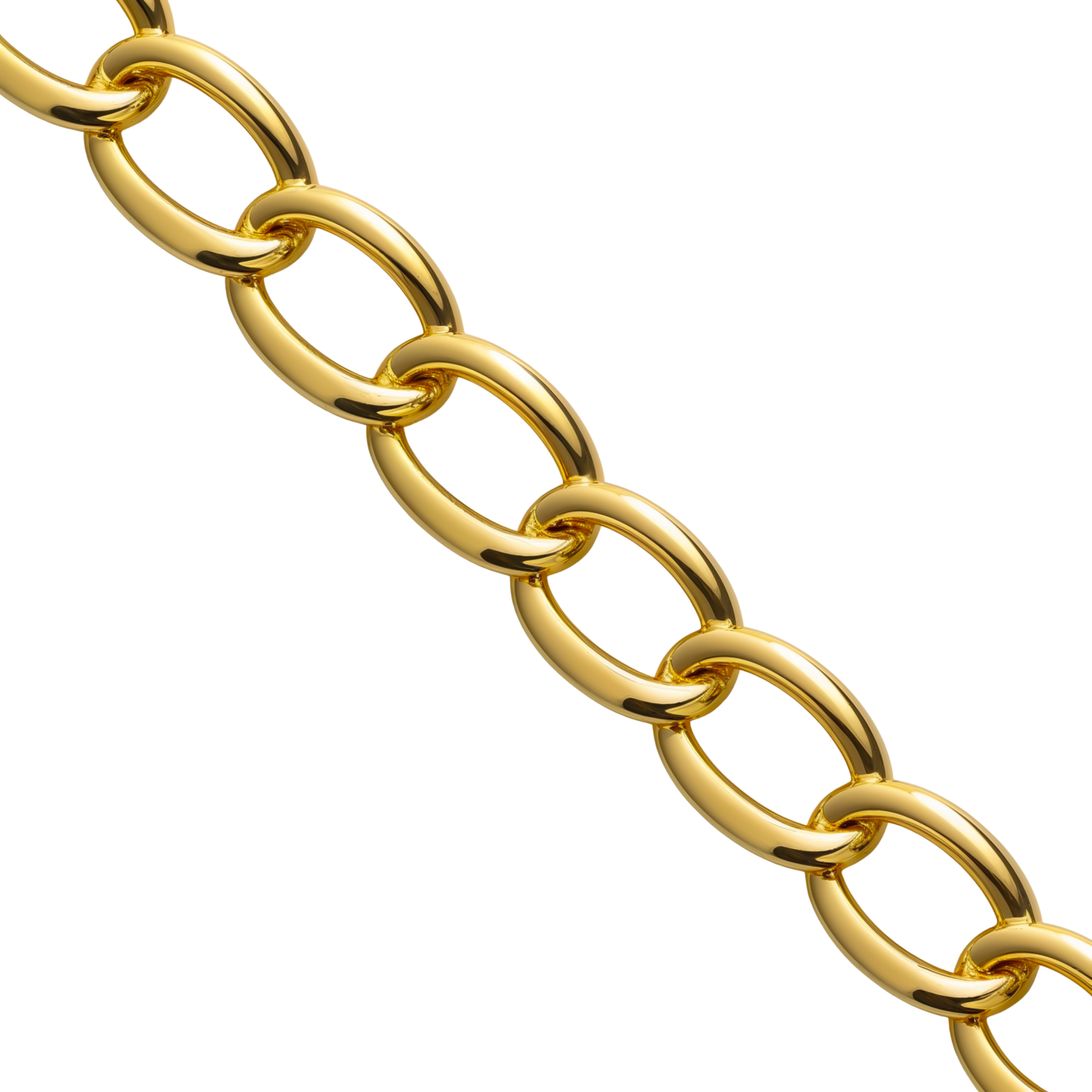 Antonio Papini Oval Link Bracelet 18K Yellow Gold