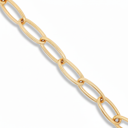 Antonio Papini Oval Link Bracelet 18K Yellow Gold