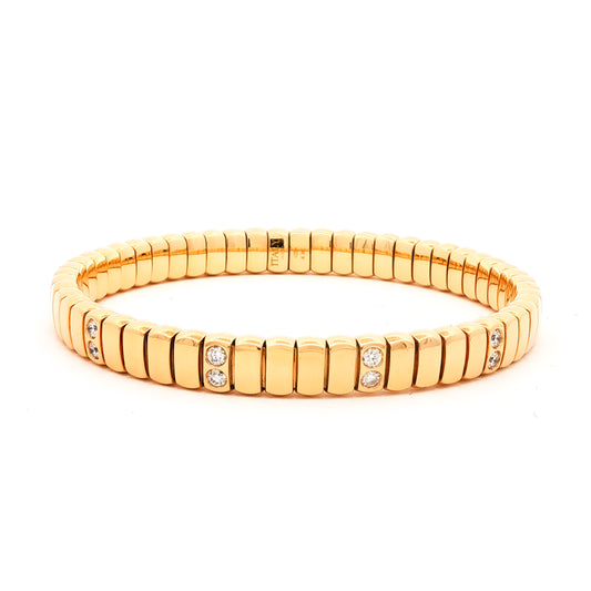 Antonio Papini 0.83ct Diamond Bracelet 18K Yellow Gold