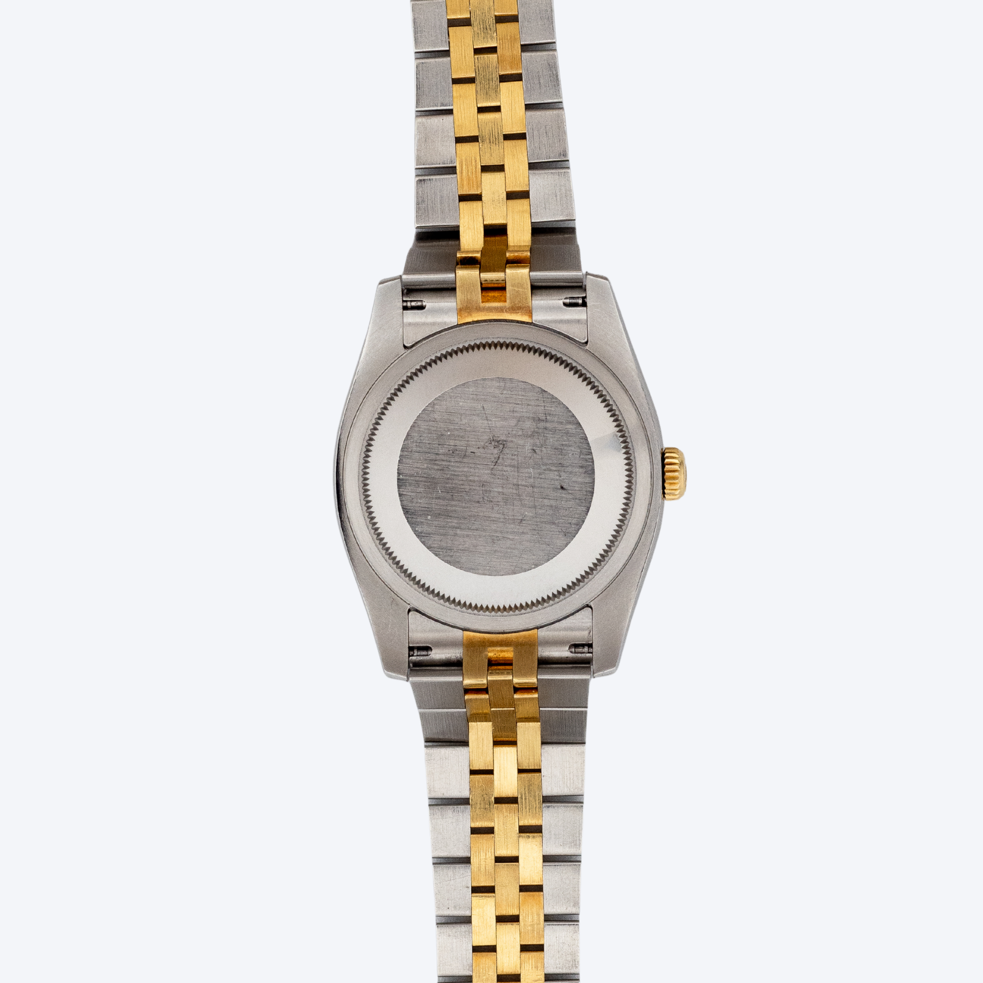 Pre Owned Rolex Datejust 36 Stainless Steel and Yellow Gold Champagne Diamond Dial - view 3