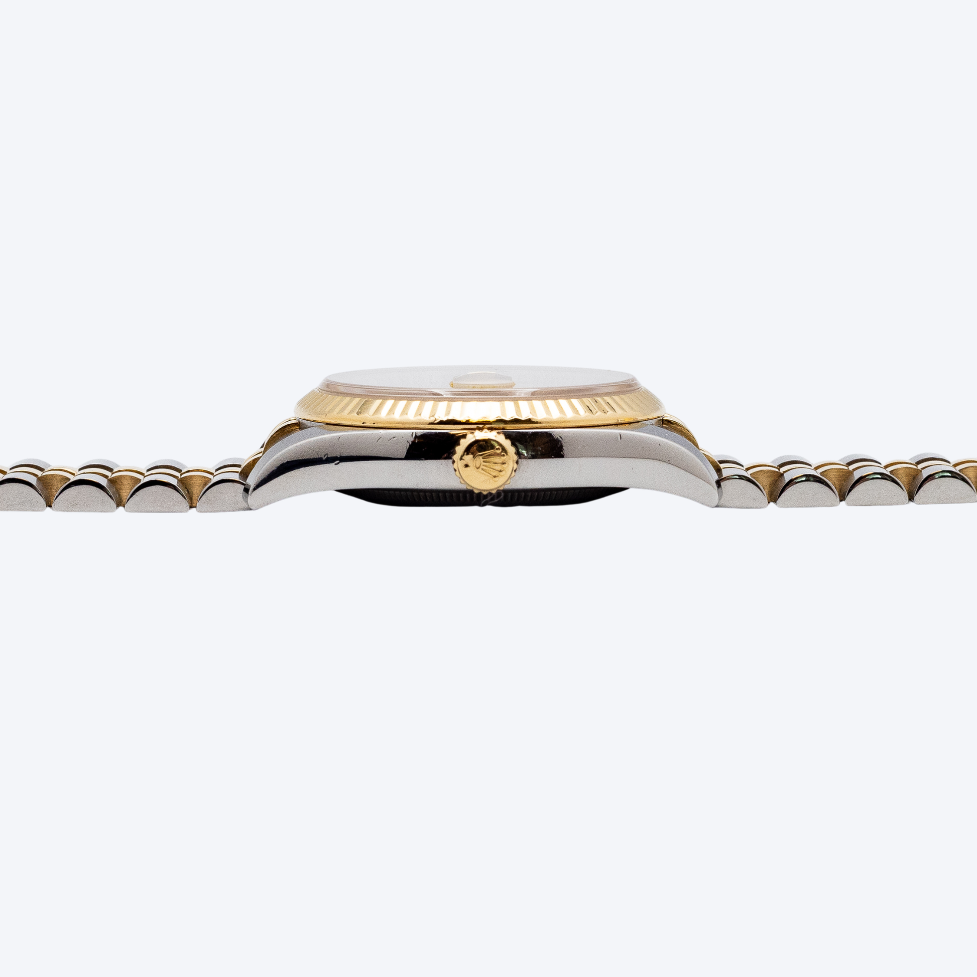Pre Owned Rolex Datejust 36 Stainless Steel and Yellow Gold Champagne Diamond Dial - view 4