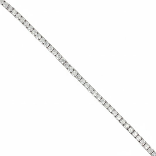 Ella Rose 10.07ct Lab-Grown Diamond Tennis Bracelet 14K White Gold
