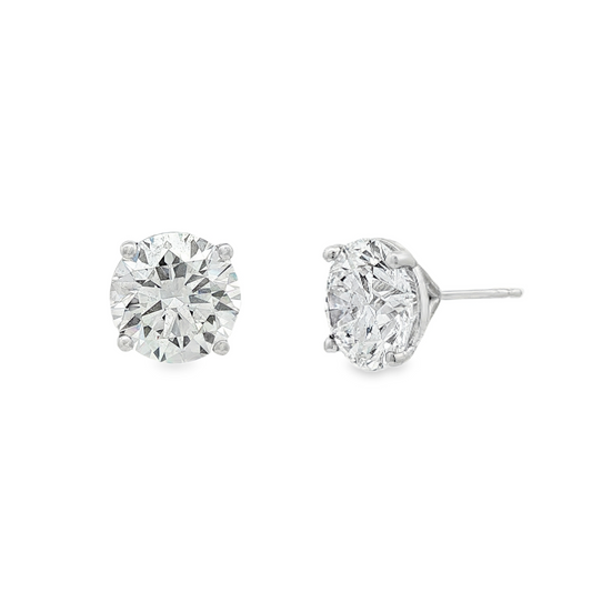 Ella Rose 6.09ct Lab-Grown Diamond Stud Earrings 14K White