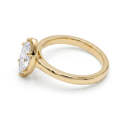 Ella Rose 14K Yellow Gold 1.03ct Marquise Lab-Grown Diamond Solitaire Engagement Ring