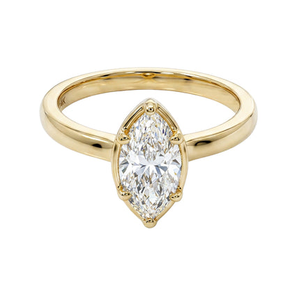Ella Rose 14K Yellow Gold 1.03ct Marquise Lab-Grown Diamond Solitaire Engagement Ring