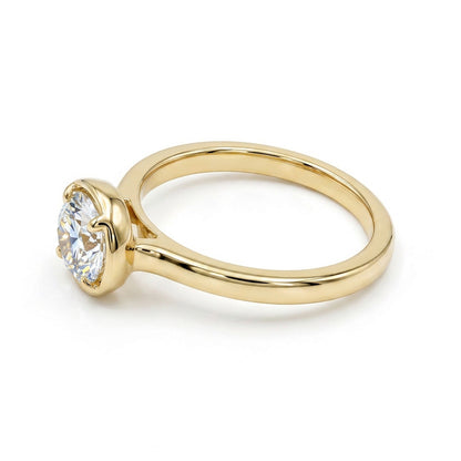 Ella Rose 14K Yellow Gold 1.02ct Round Lab-Grown Diamond Solitaire Engagement Ring