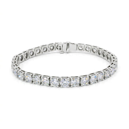 Ella Rose 14K White Gold 15.01ct Lab-Grown Diamond Tennis Bracelet
