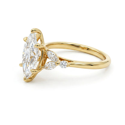 Ella Rose 14K Yellow Gold 2.04ct Marquise Lab-Grown Diamond Engagement Ring