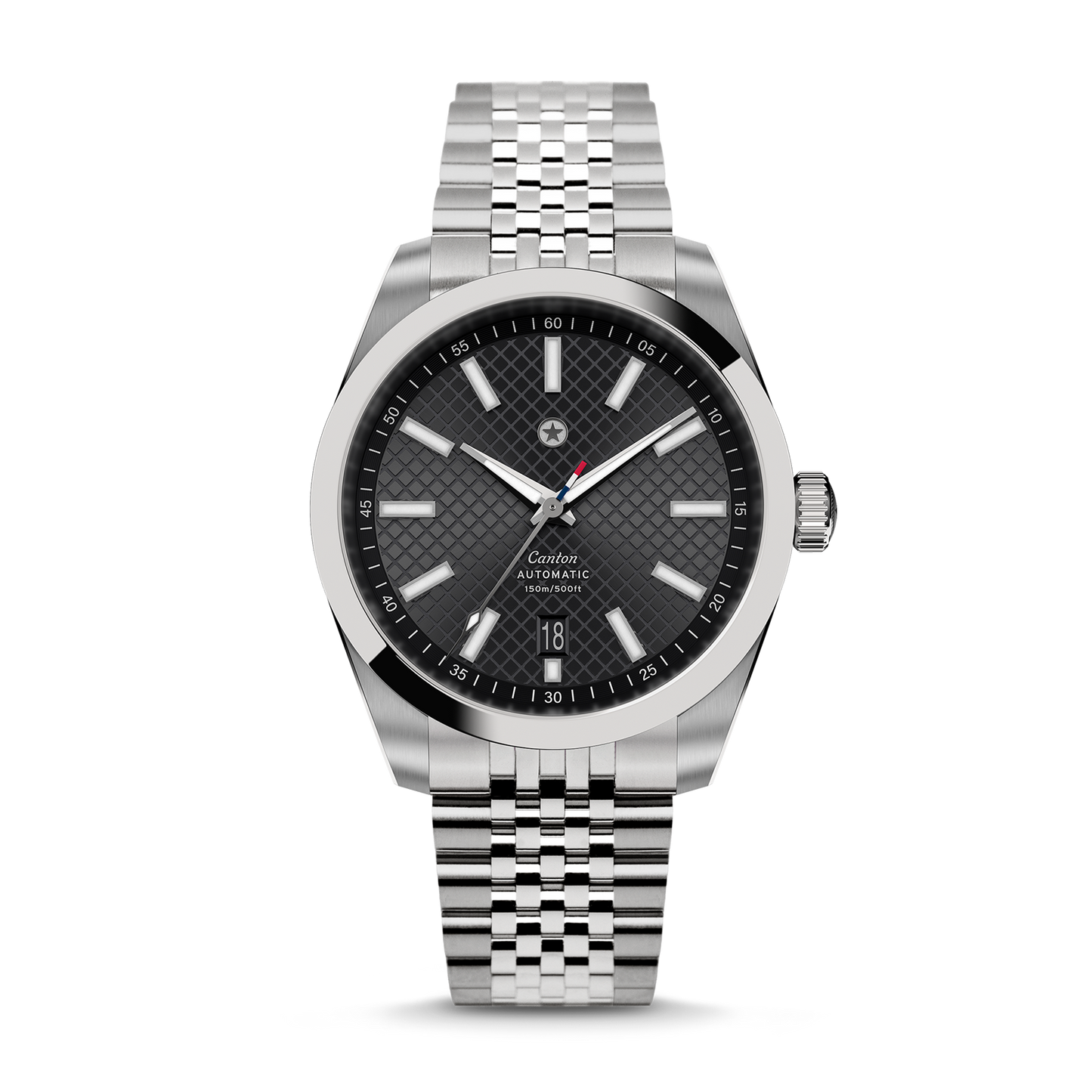 Jack Mason Canton 39mm Anthracite Black Dial