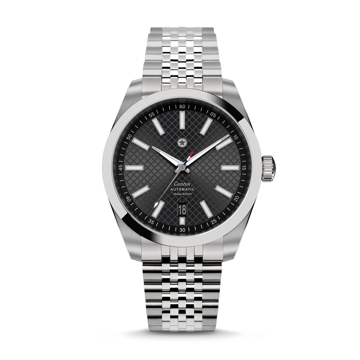 Jack Mason Canton 39mm Anthracite Black Dial