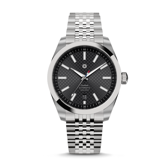 Jack Mason Canton 39mm Anthracite Black Dial