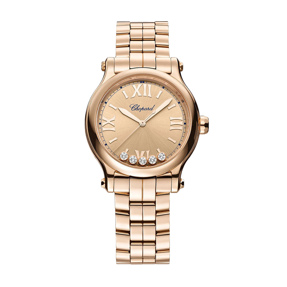 Chopard Happy Sport Rose Gold 33mm Watch