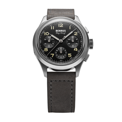 BENRUS Sky Chief Stratus Grey front view