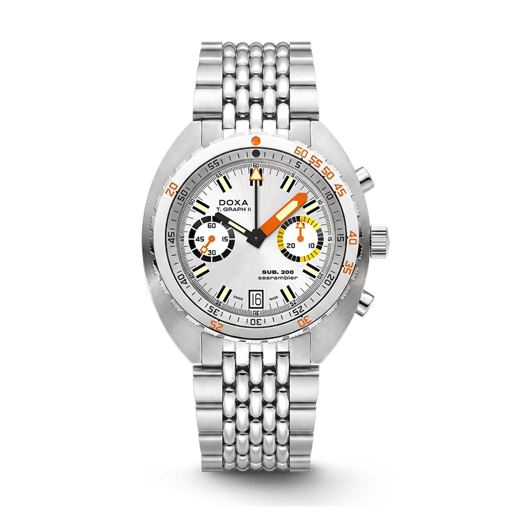 DOXA SUB 200 T.Graph II Searambler Stainless Steel