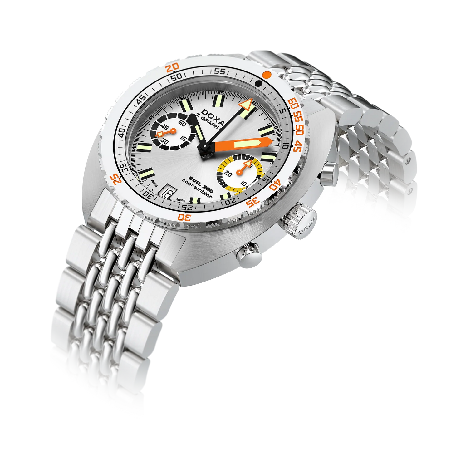 DOXA SUB 200 T.Graph II Searambler Stainless Steel