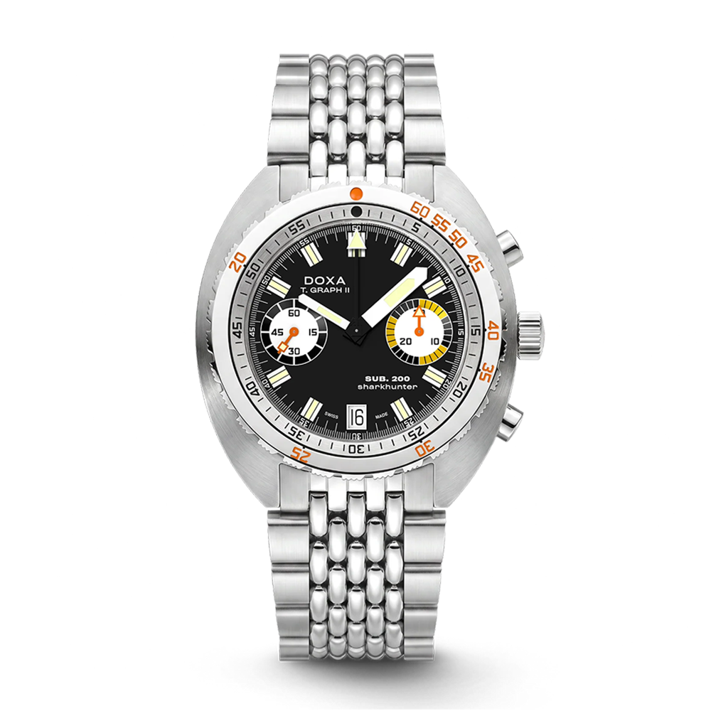 DOXA SUB 200 T.Graph II Sharkhunter Stainless Steel
