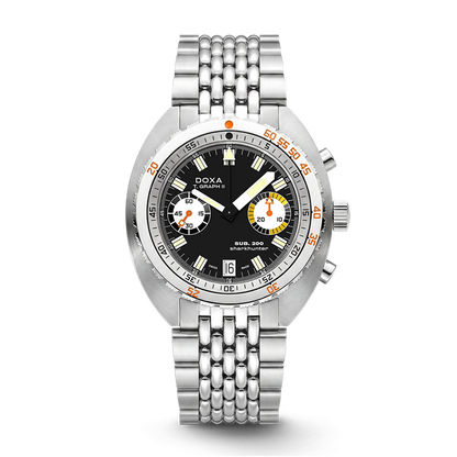DOXA SUB 200 T.Graph II Sharkhunter Stainless Steel