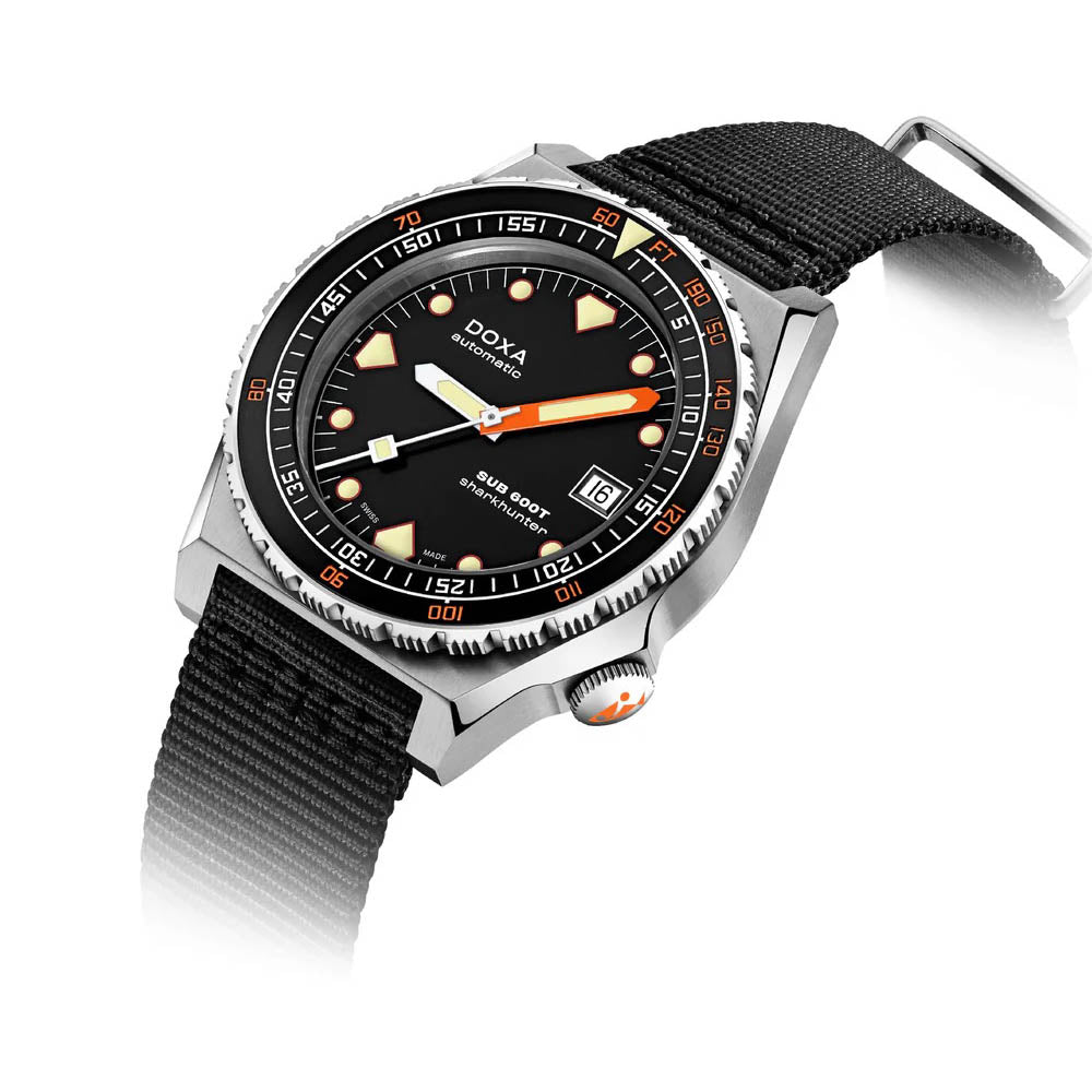 DOXA SUB 600T Sharkhunter Black Bezel NATO | King Jewelers
