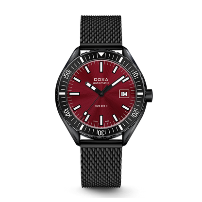 Doxa SUB 200 II Redcoral Black DLC Watch