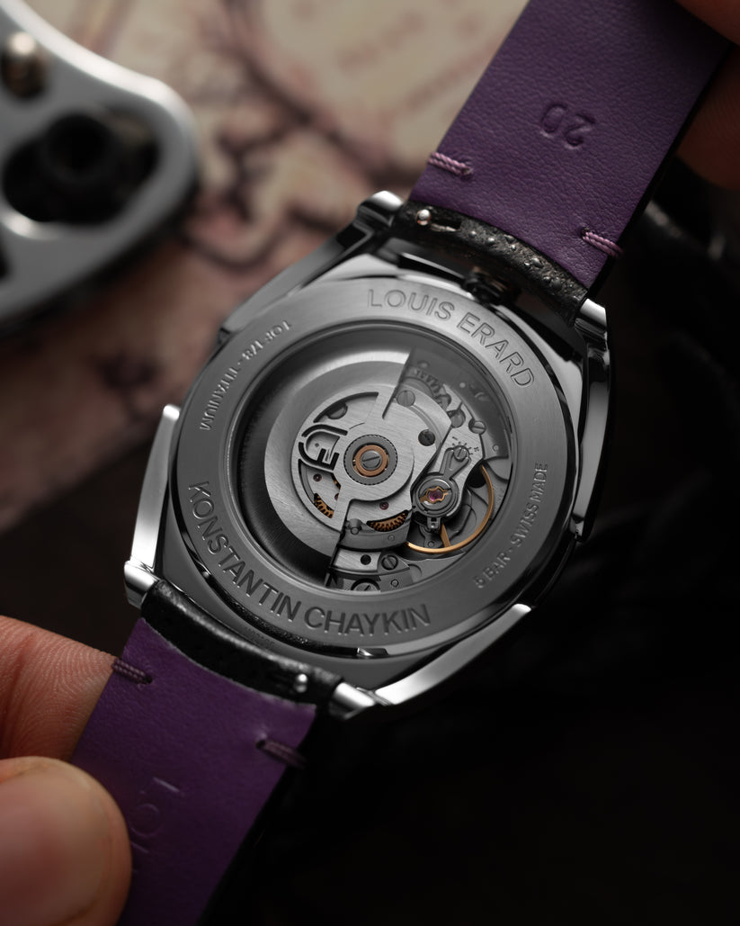 Louis Erard x Konstantin Chaykin Unfrogettable Purple 40mm