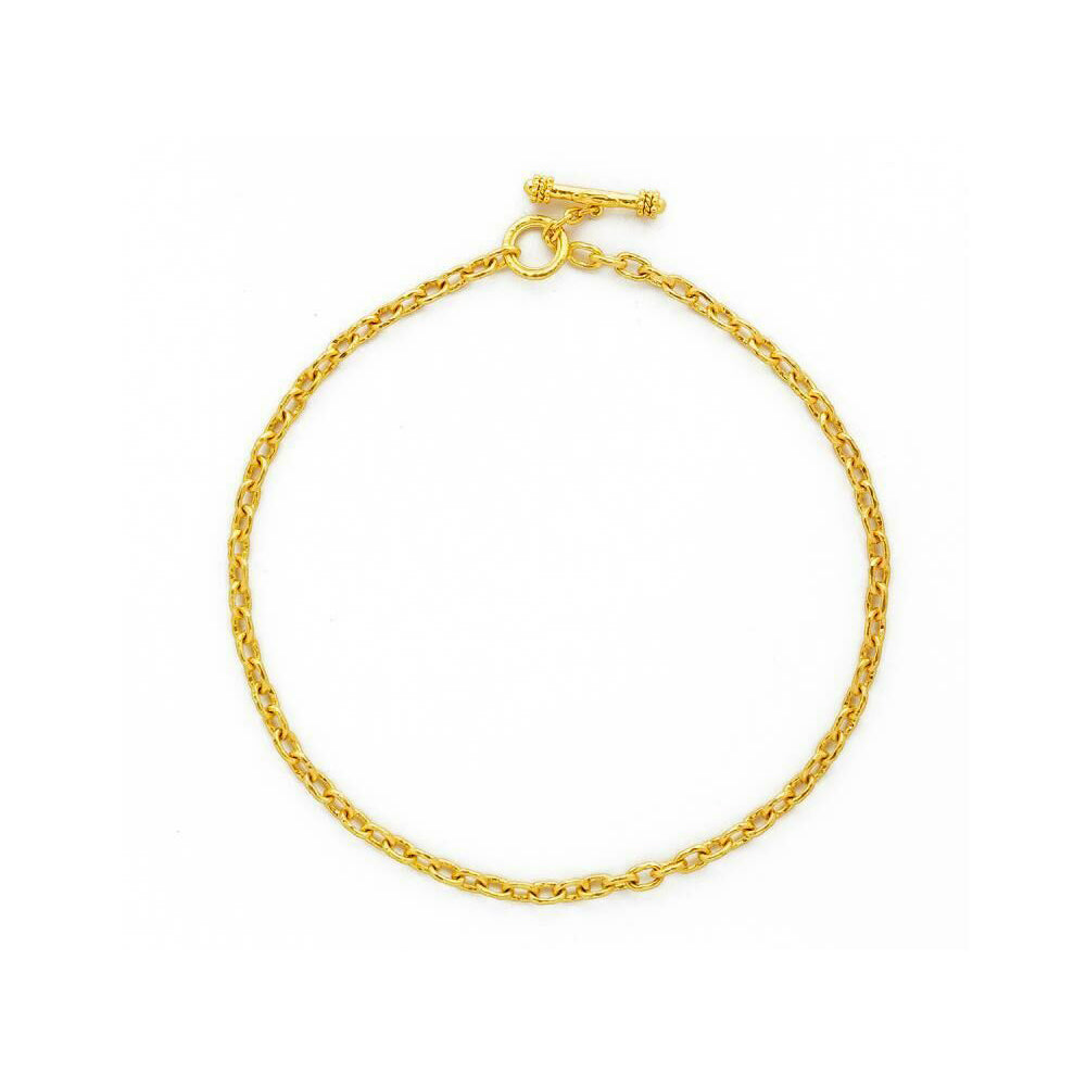 Elizabeth Locke 17 Inch Orvieto Chain Necklace