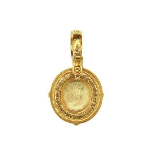 Elizabeth Locke Gold Owl Pendant