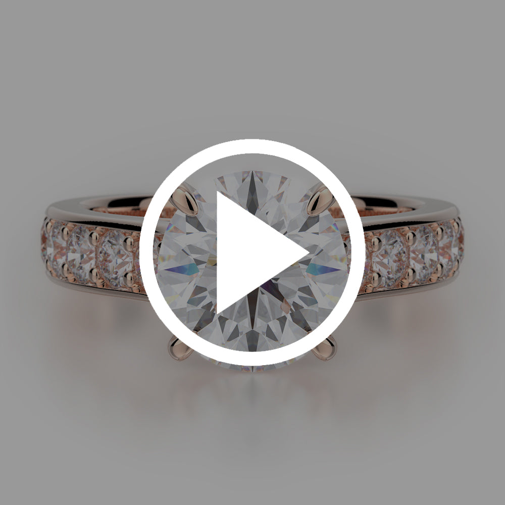 Ella Rose Rose Gold Ring Video Thumbnail