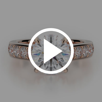 Ella Rose Rose Gold Ring Video Thumbnail