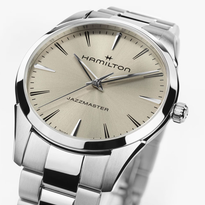 Hamilton Jazzmaster Quartz 40mm Beige Dial