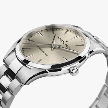 Hamilton Jazzmaster Quartz 40mm Beige Dial