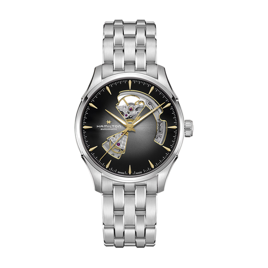 Hamilton Jazzmaster Open Heart Auto 40mm Grey Dial Bracelet Watch