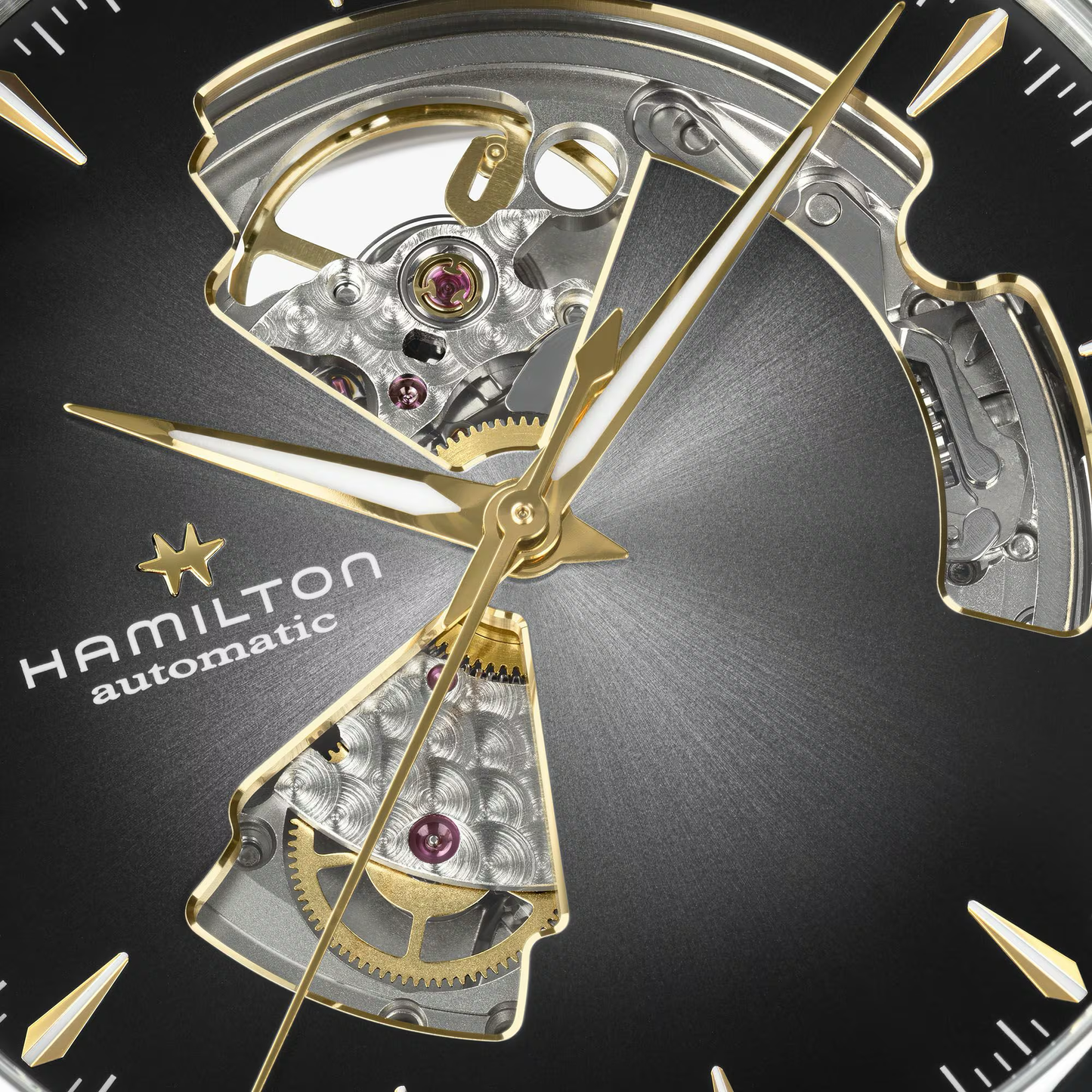 Hamilton Jazzmaster Open Heart Auto 40mm Grey Dial Bracelet Watch