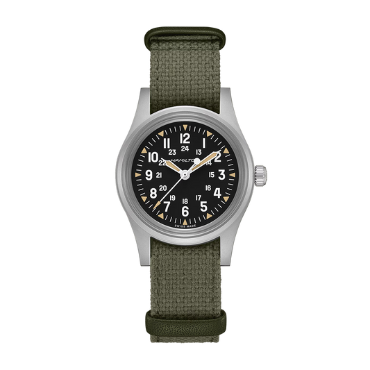 Hamilton Khaki Field Mechanical 36mm Green Strap