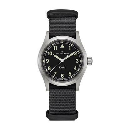 Hamilton Khaki Field Quartz 38mm Black Dial Watch