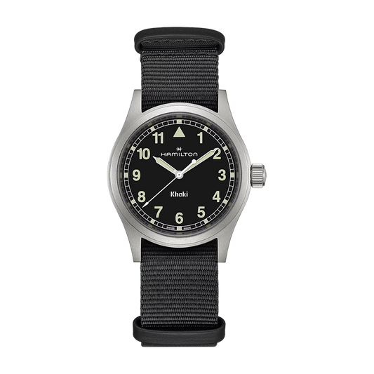 Hamilton Khaki Field Quartz 38mm Black Dial Watch