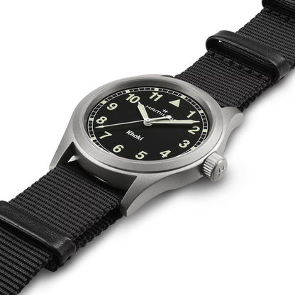 Hamilton Khaki Field Quartz 38mm Black Dial Watch