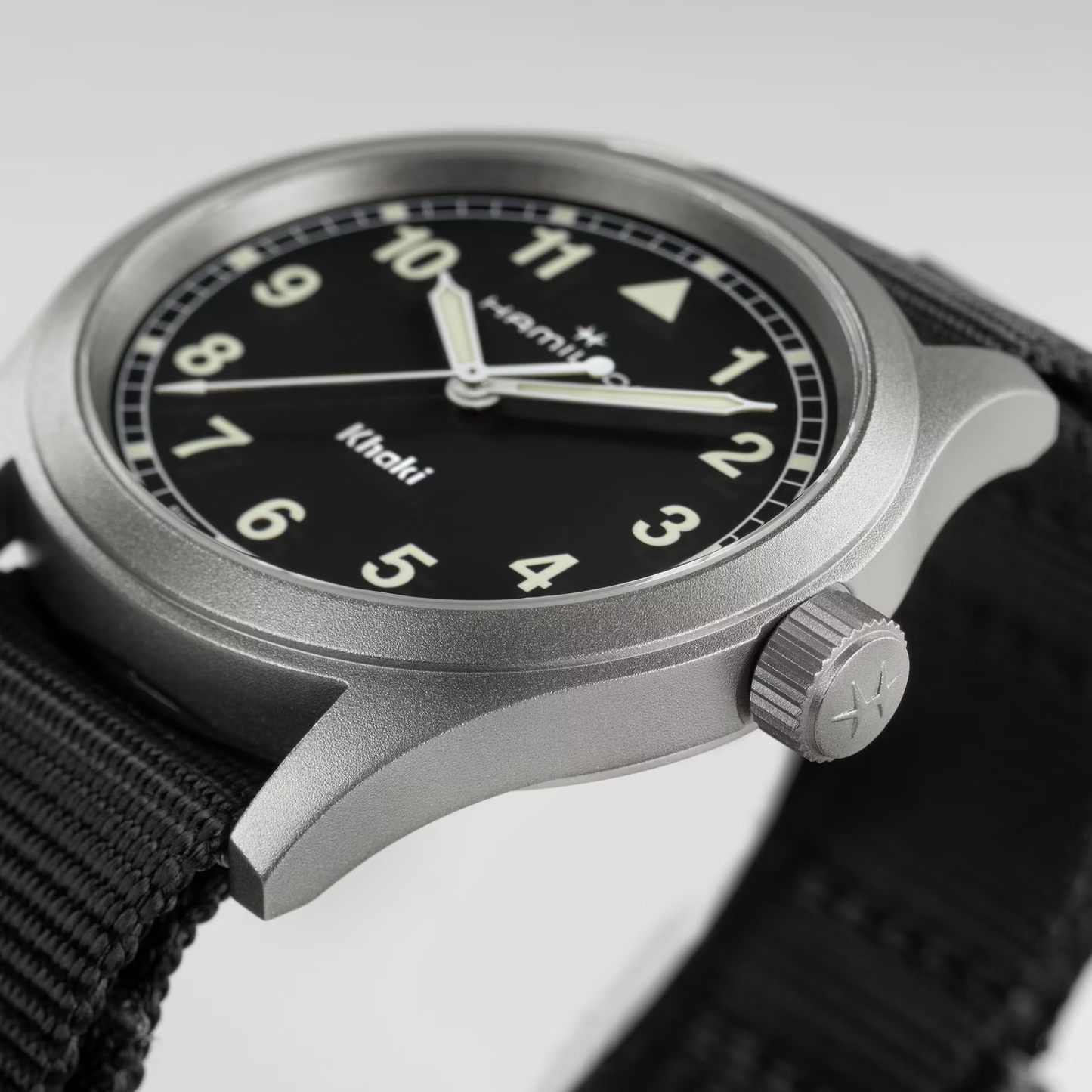 Hamilton Khaki Field Quartz 38mm Black Dial Watch