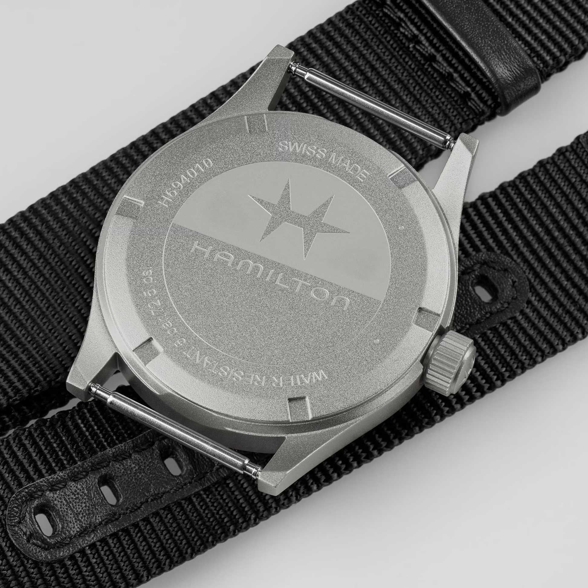 Hamilton Khaki Field Quartz 38mm Black Dial Watch