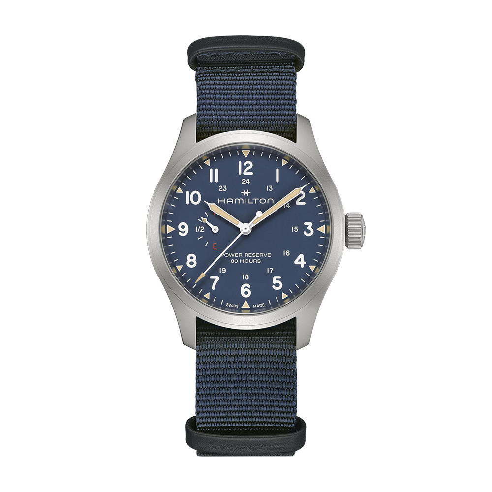 Hamilton Khaki Field 40mm Power Reserve Blue Dial