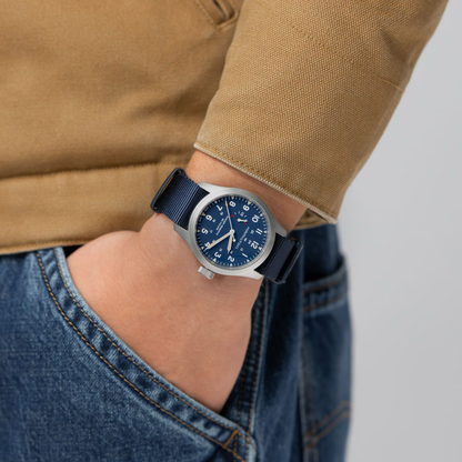 Hamilton Khaki Field 40mm Power Reserve Blue Dial