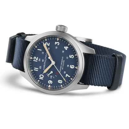 Hamilton Khaki Field 40mm Power Reserve Blue Dial