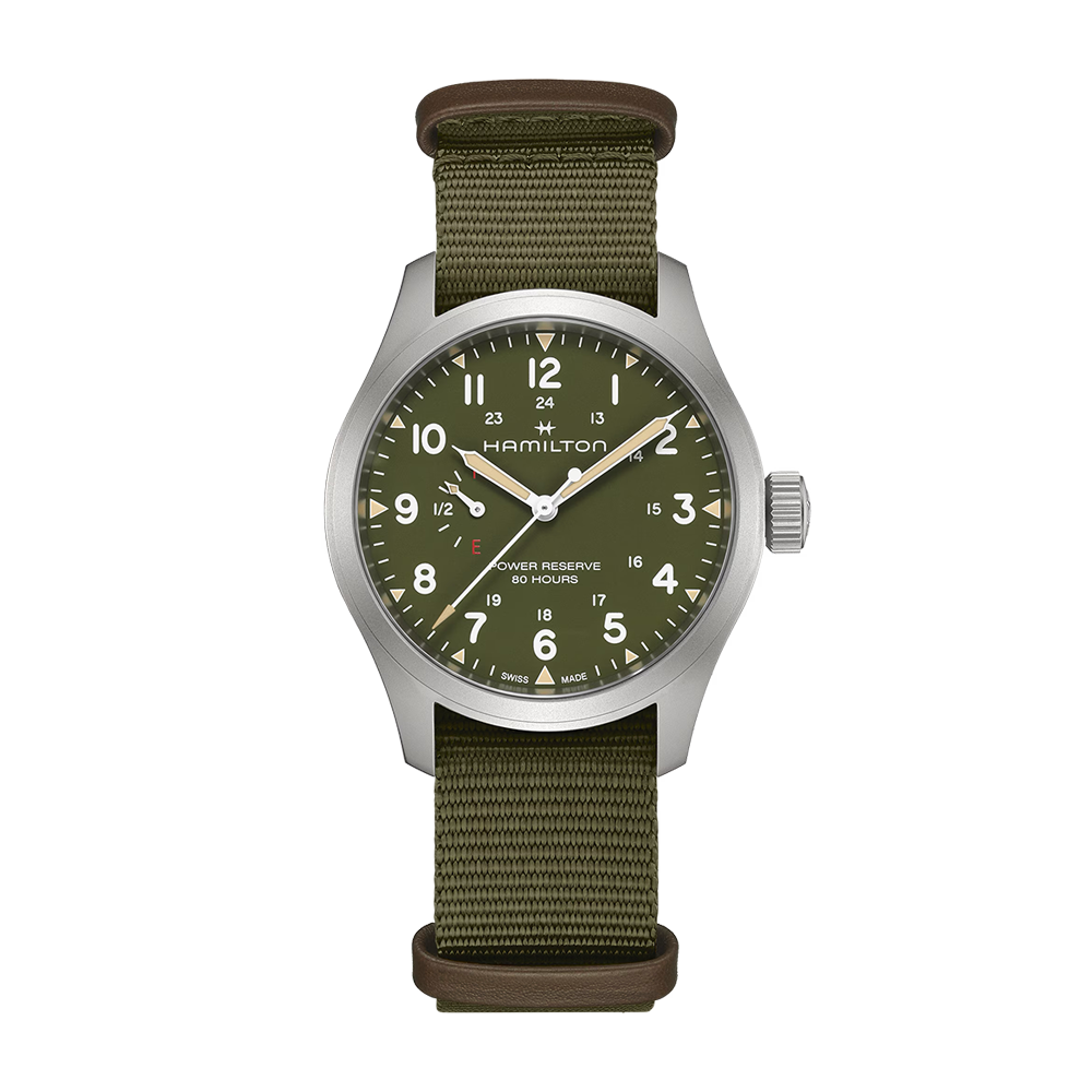 Hamilton Khaki Field 40mm Power Reserve Green Dial