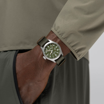 Hamilton Khaki Field 40mm Power Reserve Green Dial